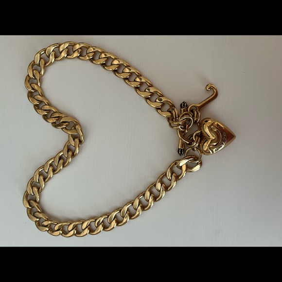 Juicy couture gold choker.And matching bracelet. With boxes. - Picture 2 of 11